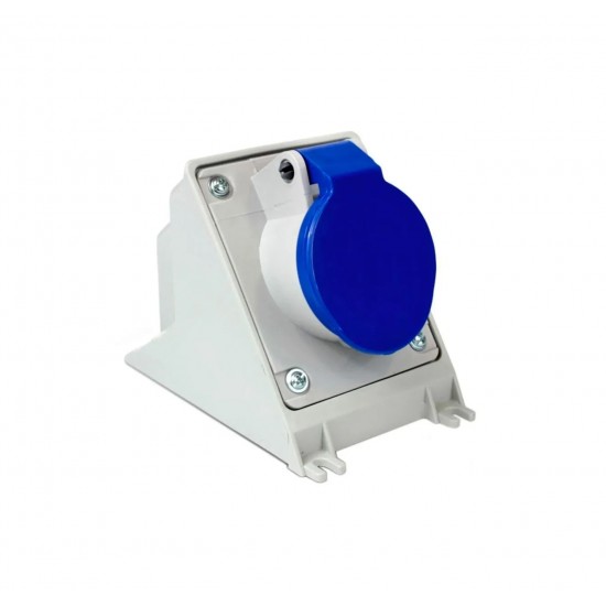 TOMADA SOB NEWKON 2P+T 16A 220V AZ 3006 6H PC 1