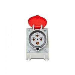 TOMADA SOB NEWKON 3P+T 32A 380V VM 4206 6H PC 1