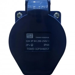 TOMADA SOB WEG 3P 32A AZ 200-250V TSWD-32P3H6E57 PC 1