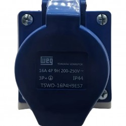 TOMADA SOB WEG 4P 16A AZ 200-250V TSWD-16P4H9E57 PC 1