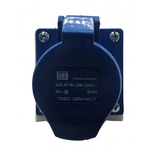 TOMADA SOB WEG 4P 16A AZ 200-250V TSWD-16P4H9E57 PC 1