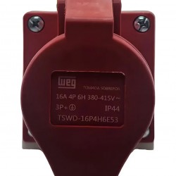 TOMADA SOB WEG 4P 16A VM 380-440V TSWD-16P4H6E53 PC 1
