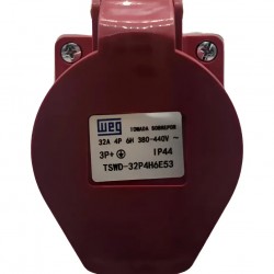 TOMADA SOB WEG 4P 32A VM 380-440V TSWD-32P4H6E53 PC 1