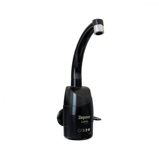 TORNEIRA ZAGONEL LUNA PAREDE 4T 220V 5500W BLACK PC 1