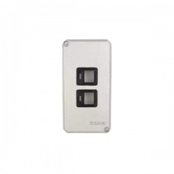 TRAMONTINA PLACA 2 RJ45 1/2 3/4 PC 1