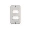 TRAMONTINA PLACA 2 TECLAS DISTANCIADAS 1/2 3/4 PC 1