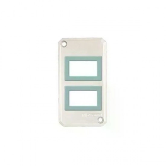 TRAMONTINA PLACA P/COND 1 2POS HORIZ LIZ/LUX  PC 1