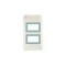 TRAMONTINA PLACA P/COND 1 2POS HORIZ LIZ/LUX  PC 1