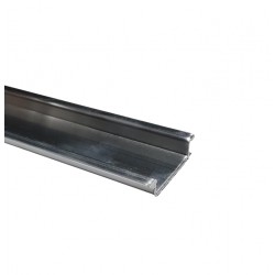 TRILHO P/DISJ LISO DIN 1,00 MTS BAIXO ALUMINIO PC 1