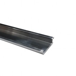 TRILHO P/DISJ LISO DIN 1,00 MTS BAIXO ALUMINIO PC 1