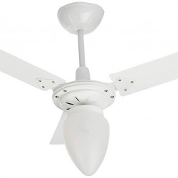 VENTILADOR TETO PERA NEW 3P 127V BRANCA MDF PC 1