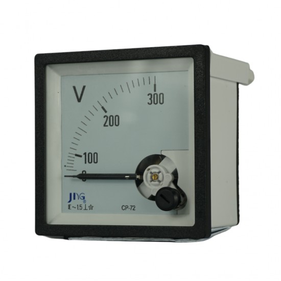 VOLTIMETRO JNG CP-T72 72X72 500V  PC 1