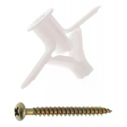BUCHA FIXACAO EM GESSO+PARAF GDP1 04 A 15MM C/50 PCTE 1