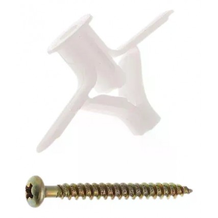 BUCHA FIXACAO EM GESSO+PARAF GDP1 04 A 15MM C/50 PCTE 1