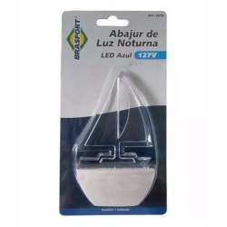 ABAJUR LUZ NOTURNA LED BRASFORT BARCO 127V PC 1