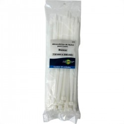 ABRACADEIRA NYLON BRASFORT 7,6 X 300 MM BR C/ 50 PCTE 1