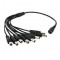 CABO ADAPTADOR P/CFTV YASIN 8 SAIDAS UN 1