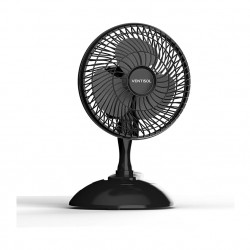 VENTILADOR MESA VENTISOL 20CM 127V BLACK BASE/GARR PC 1