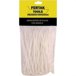 ABRACADEIRA NYLON FERTAK 2,5 X  80 MM BR C/100 PCTE 1