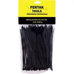 ABRACADEIRA NYLON FERTAK 2,5 X 100 MM PT C/100 PCTE 1