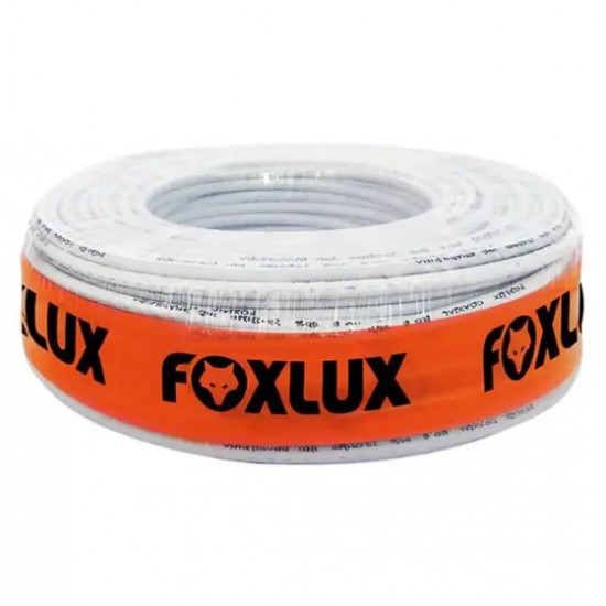 CABO COAXIAL FOXLUX 59/95 BCO 100M 66.06 RL 1
