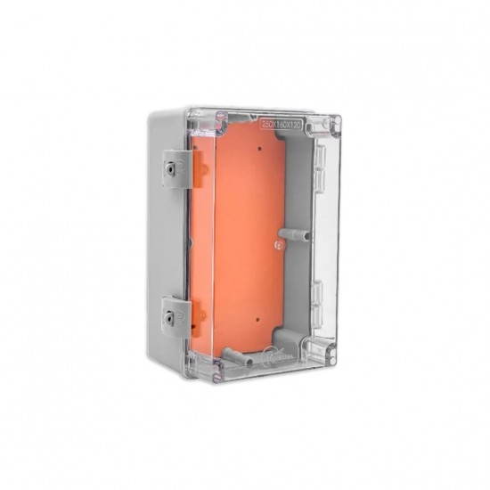 CAIXA ROHDBOX 250X160X120MM TRANSP IP68 COMPLET CZ PC 1