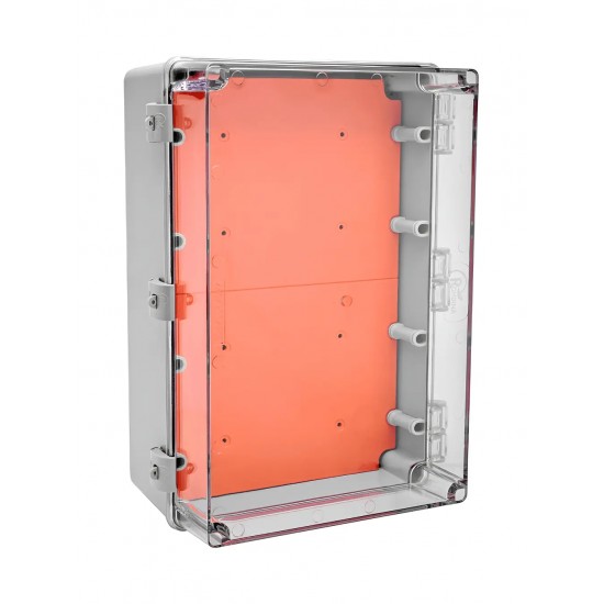 QUADRO COMANDO IP68 ROHDBOX 450X300X200 TRANSP CZ PC 1