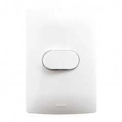 CJ PIAL VIVA C/P 1 INT SIMPLES 10A HORIZ PVC2110B PC 1