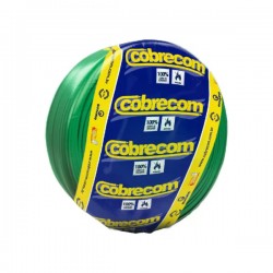 CABO FLEX COBRECOM  2,50 MM C/100M VERDE RL 1