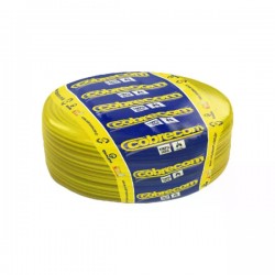 CABO FLEX COBRECOM  4,00 MM C/100M AMARELO RL 1
