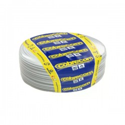 CABO FLEX COBRECOM  6,00 MM C/100M BRANCO RL 1