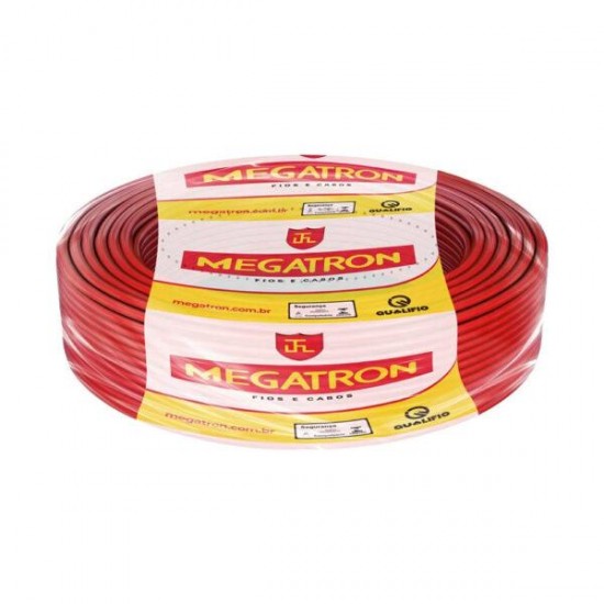 CABO FLEX MEGAMAX  6,00 MM VERMELHO RL 1