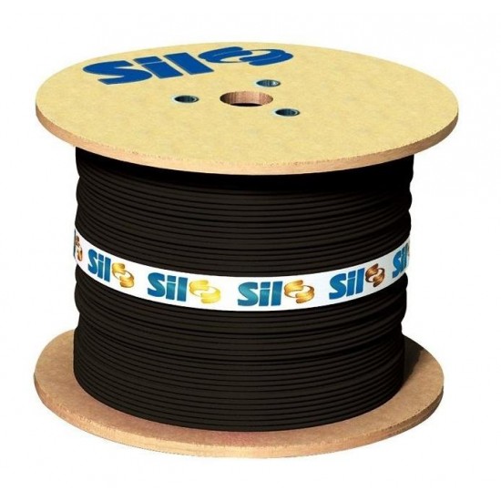 CABO FLEX SIL C/1200M  2,50 MM PRETO RL 1