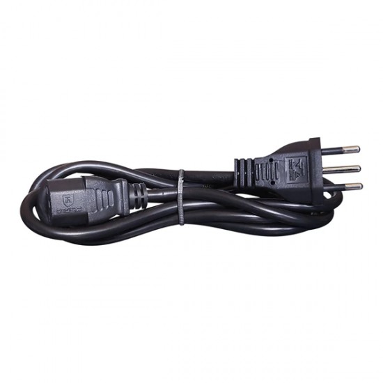 CABO FORCA MEGATRON PP 3X0,75 1,8MT PT C13 PC 1
