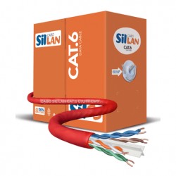 CABO INFORM SIL CAT6  VERM 305 MT RL 1