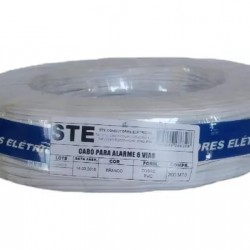 CABO P/ALARME STE 6 VIAS BCO C/200 MTS RL 1