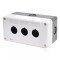 CAIXA P/BOTOEIRA JNG 22,5MM 3 FUROS CZ BMX103 PC 1