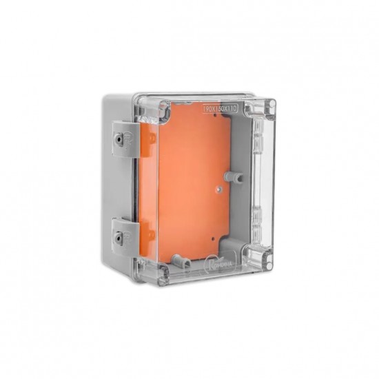 CAIXA ROHDBOX 190X150X110MM TRANSP IP68 COMPLET CZ PC 1