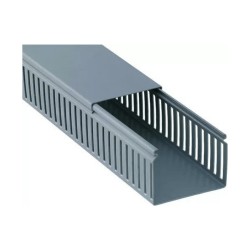 CANALETA DUTOPLAST CINZA 15 FECH X 15 SEMI-ABERTO BR 1
