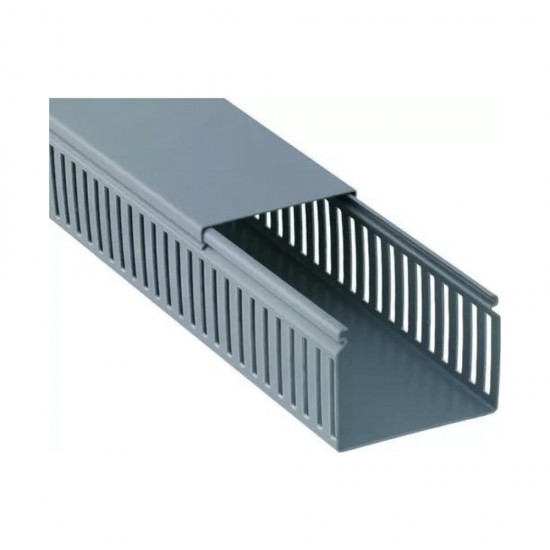 CANALETA DUTOPLAST CINZA 15 FECH X 15 SEMI-ABERTO BR 1