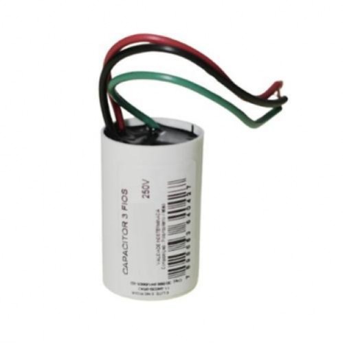 CAPACITOR  03 FIOS 04UF/8UF 250V PC 1