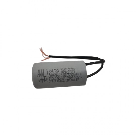 CAPACITOR  08,0UF 250V PC 1