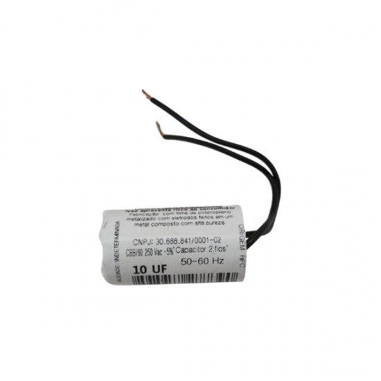 CAPACITOR  10,0UF 250V PC 1