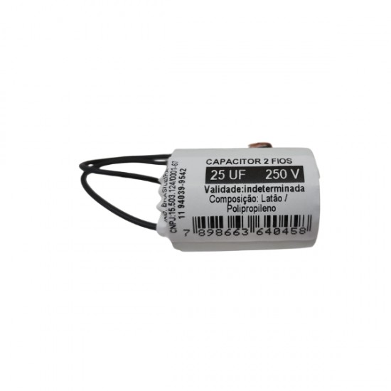 CAPACITOR  25,0UF 250V PC 1