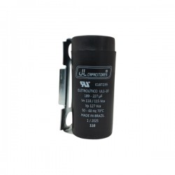 CAPACITOR J.L 189-227 127V C/SUP+TAMPA PC 1
