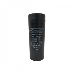 CAPACITOR J.L 233-280 127V C/SUP+TAMPA PC 1