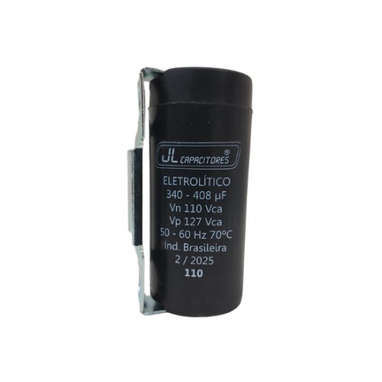 CAPACITOR J.L 340-408 127V C/SUP+TAMPA PC 1