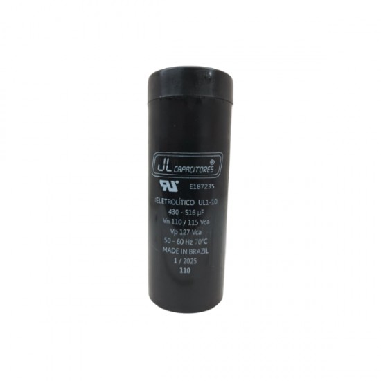 CAPACITOR J.L 430-516 127V C/SUP+TAMPA PC 1