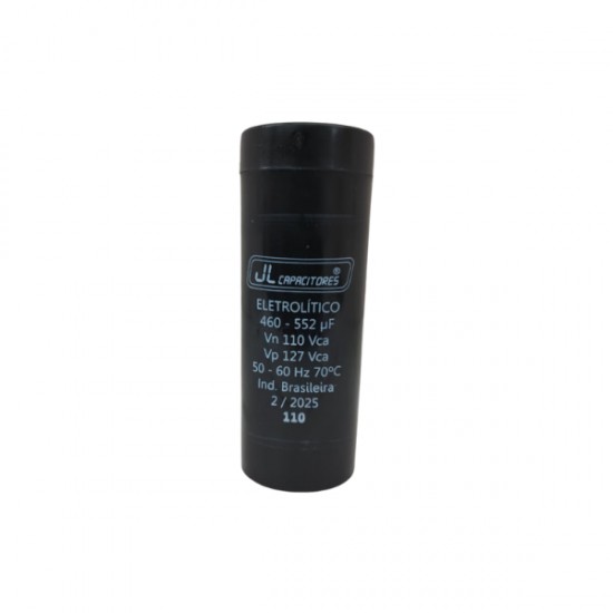 CAPACITOR J.L 460-552 127V C/SUP+TAMPA PC 1