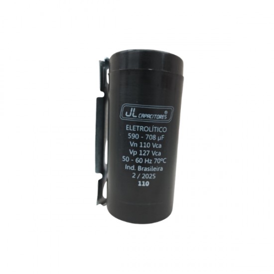 CAPACITOR J.L 590-708 127V C/SUP+TAMPA PC 1